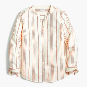 NEW J Crew top with tie sleeve detail